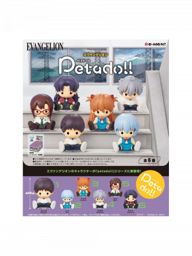 Figura Neon Genesis Evangelion - Petadoll Mini Figures (véletlenszerű választás)