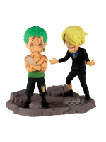 Figura One Piece - Roronoa Zoro & Sanji Diorama (Log Stories) (BanPresto)