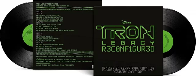 Oficiální soundtrack TRON: Legacy Reconfigured na 2x LP