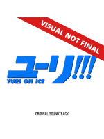 Hivatalos soundtrack Yuri!!! On Ice na 2x LP