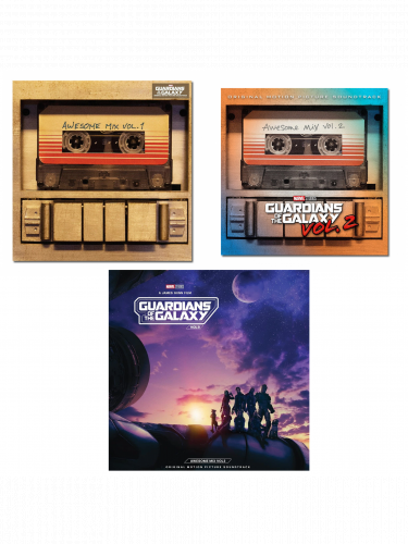 Előnyös készlet Guardians of the Galaxy - Oficiální soundtrack Guardians of the Galaxy (Awesome mix vol.1, vol.2, vol.3) (vinyl)