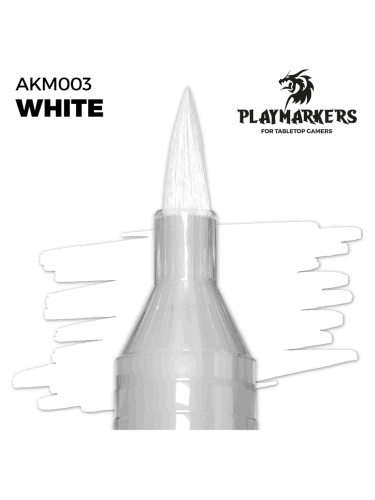 AK PlayMarkers (White) – filctoll (marker), fehér szín