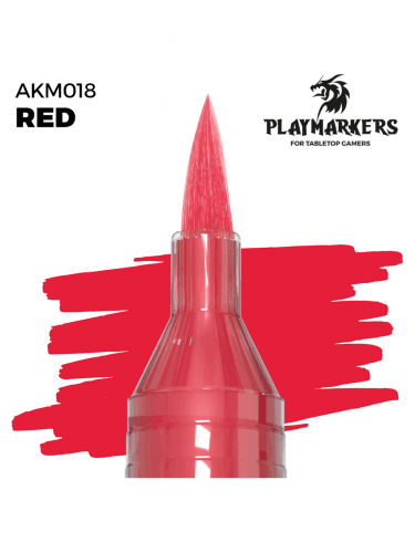 AK PlayMarkers (Red) – filctoll (marker), piros szín