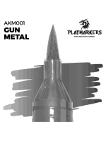 AK PlayMarkers (Gun Metal) – filctoll, fémes szín