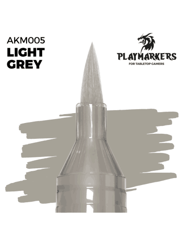 AK PlayMarkers (Light Grey) – filctoll (marker), világosszürke szín