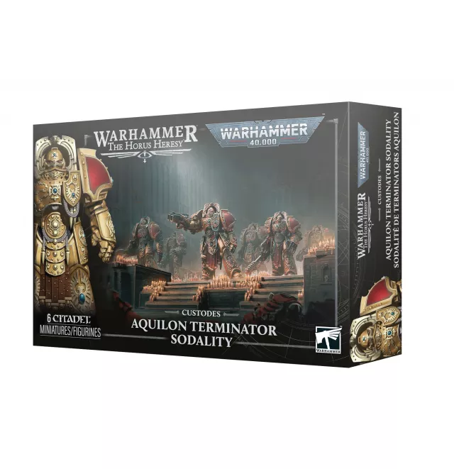 Warhammer: Horus Heresy - Custodes - Aquilon Terminator Sodality (6 figura) - Asztali játék