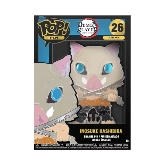 Odznak Demon Slayer - Inosuke Hashibira (Funko POP! Pin Anime 26)