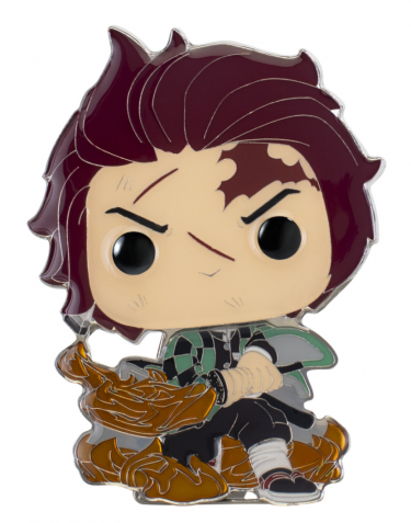 Kitűző Demon Slayer - Tanjiro Kamado (Funko POP! Pin Anime 23)