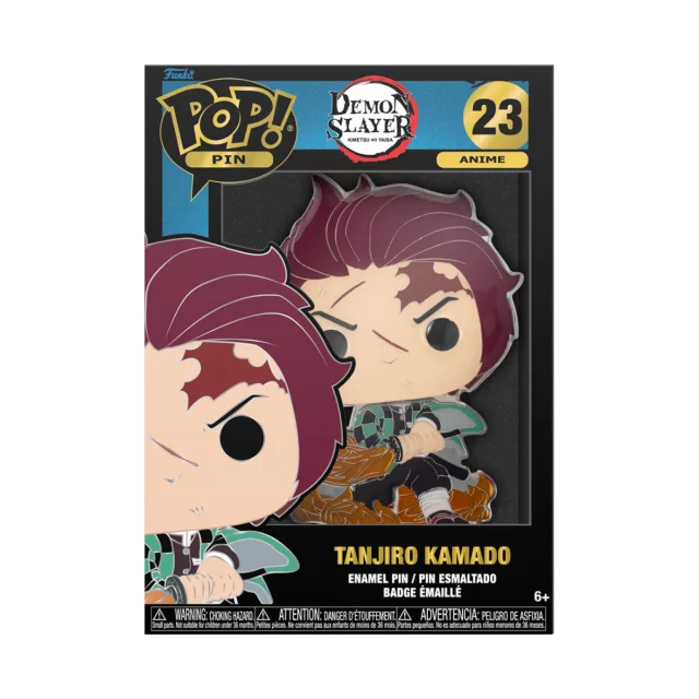 Odznak Demon Slayer - Tanjiro Kamado (Funko POP! Pin Anime 23)