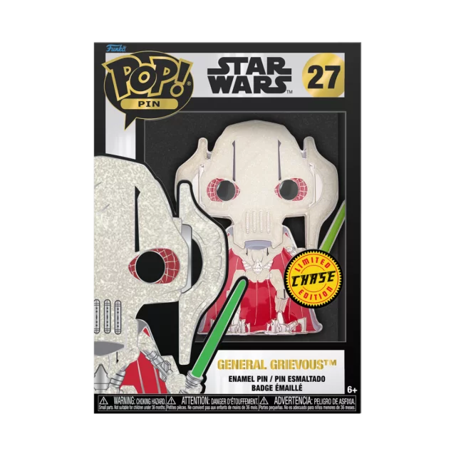 Odznak Star Wars - General Grievous Chase (Funko POP! Pin Star Wars 27)