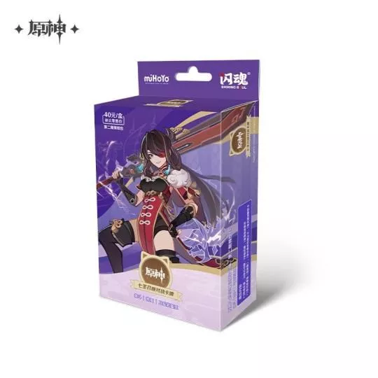 Kártyajáték Genshin Impact TCG - Pre-Built Starter Deck Beidou (CN) - TCG gyűjthető kártyajáték