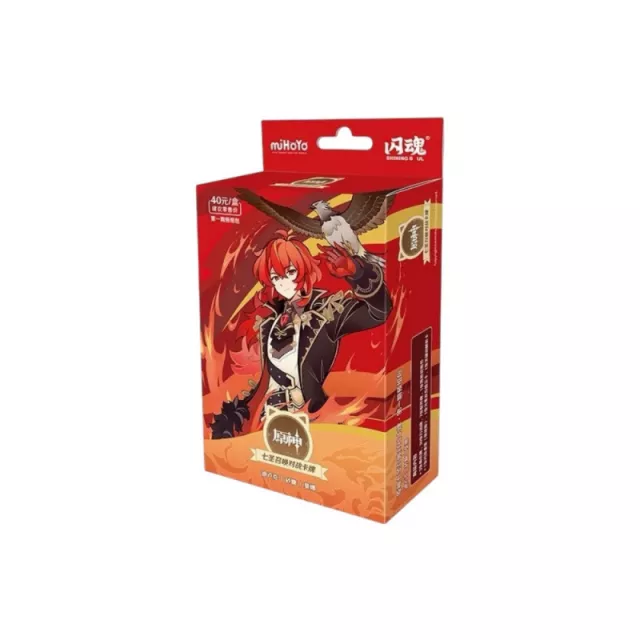 Kártyajáték Genshin Impact TCG - Pre-Built Starter Deck Diluc (CN) - TCG gyűjthető kártyajáték