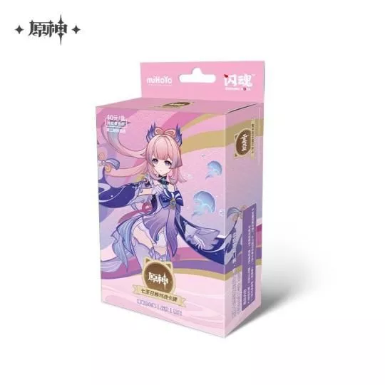 Kártyajáték Genshin Impact TCG - Pre-Built Starter Deck Sangonomiya Kokomi (CN) - TCG gyűjthető kártyajáték