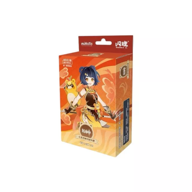 Kártyajáték Genshin Impact TCG - Pre-Built Starter Deck Xiangling (CN) - TCG gyűjthető kártyajáték