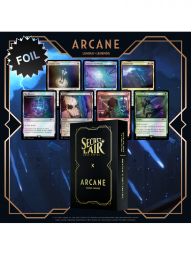 Kártyajáték Magic: The Gathering Secret Lair x Arcane - Foil Edition