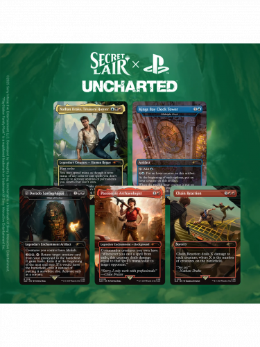 Kártyajáték Magic: The Gathering Secret Lair x Uncharted