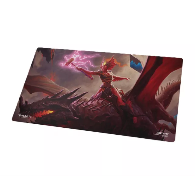 Egérpad Gamegenic - Magic: The Gathering - Doublesided Playmat: Reality Fracture - Kiora of Salt and Sand & Fire and Ashes - MTG: Reality Fracture
