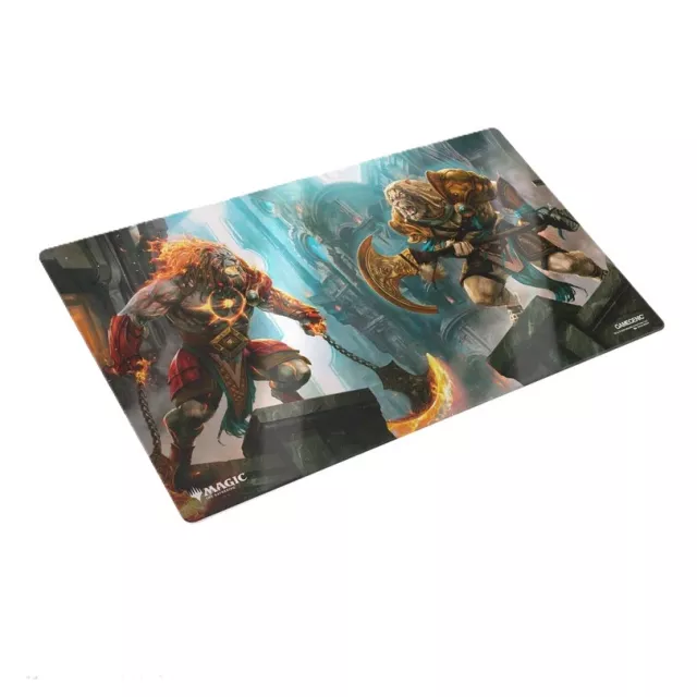 Játékpad Gamegenic - Magic: The Gathering - Shiny Playmat: Reality Fracture - Ajani, Path of Vengeance & Counterattack Leader - Magic The Gathering