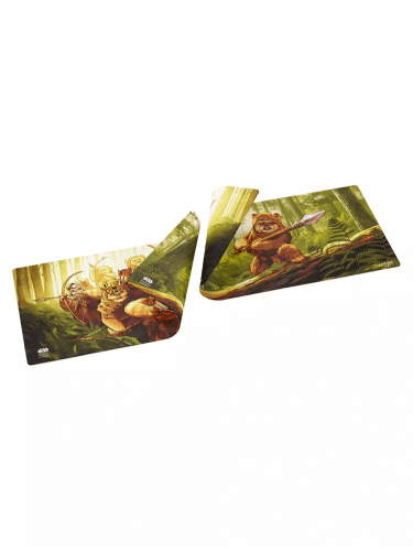 Játékpad Gamegenic - Star Wars: Unlimited - Doublesided Playmat: Wicket & Ewok Archers