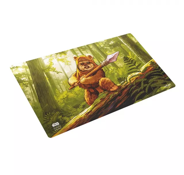 Játékpad Gamegenic - Star Wars: Unlimited - Doublesided Playmat: Wicket & Ewok Archers - Kiegészítők