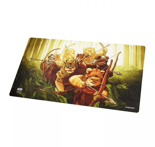 Játékpad Gamegenic - Star Wars: Unlimited - Doublesided Playmat: Wicket & Ewok Archers - Kiegészítők