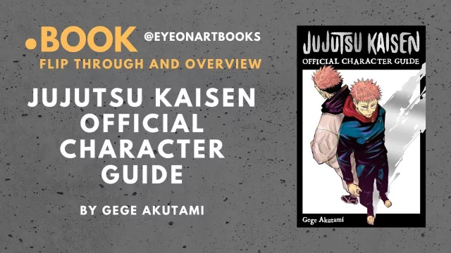 Jujutsu Kaisen Official Character Guide | Jujutsu Kaisen Fan Book | Full Flip Through
