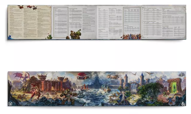 Paraván Dungeons & Dragons - World of Warcraft (Dungeon Master's Screen)