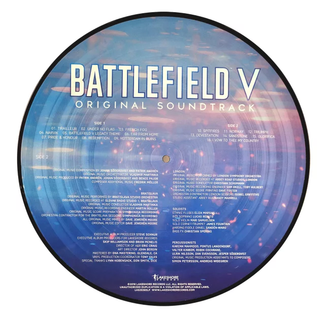 Oficiální soundtrack Battlefield V na LP