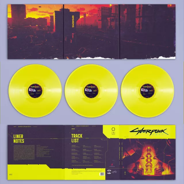 Hivatalos soundtrack Cyberpunk 2077: Future Sound of Night City 3x LP-n - Vinyl lemez