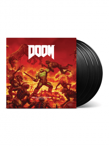 Hivatalos DOOM filmzene/soundtrack LP-n (4× fekete bakelitlemez)