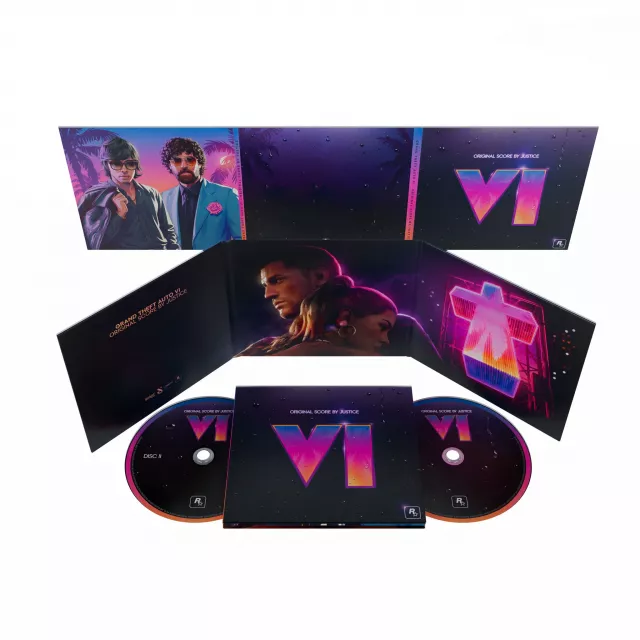 Hivatalos soundtrack Grand Theft Auto VI: Original Score by Justice 2x CD