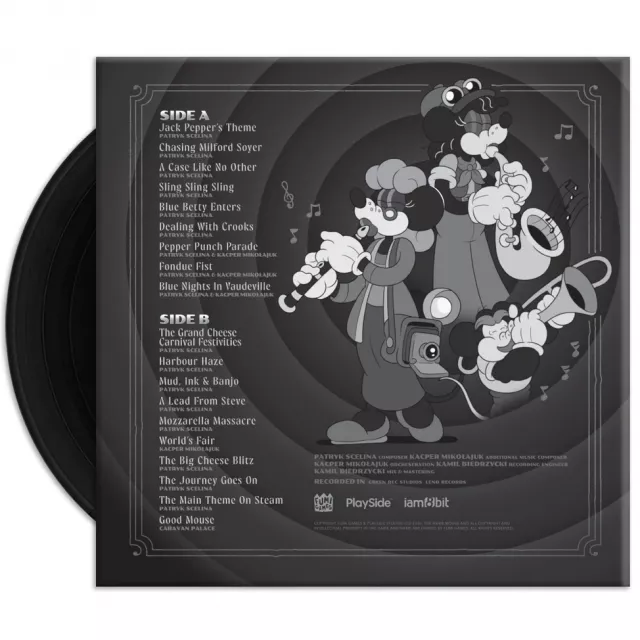 Hivatalos soundtrack MOUSE: P.I. For Hire (Patryk Scelina) LP-n - Vinyl lemez