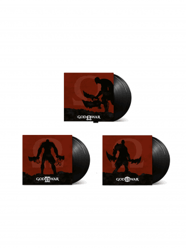 Akciós csomag God of War - Oficiální soundtrack God of War (2005) + God of War II + God of War III LP-n