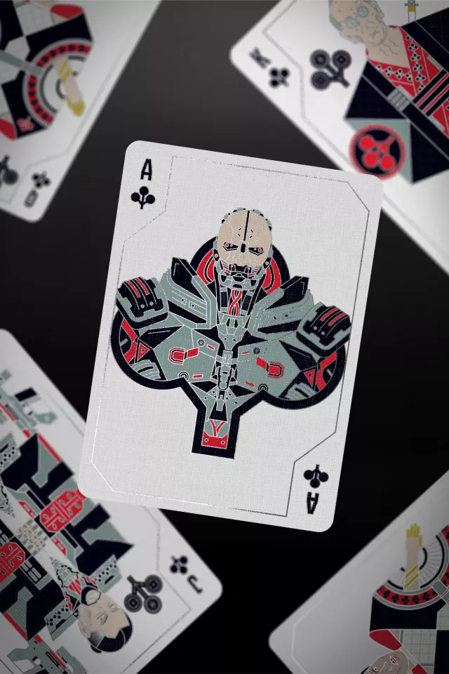 Játékkártyák Cyberpunk 2077 - Silverhand Edition