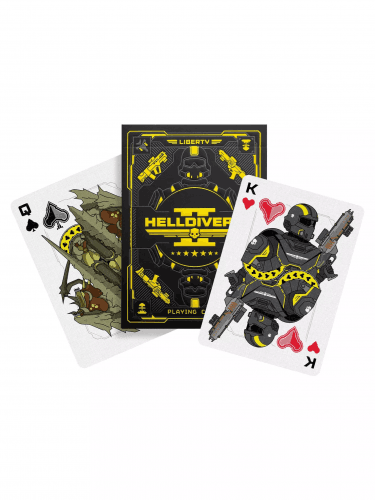Játékkártyák Helldivers 2 - Judgement Black