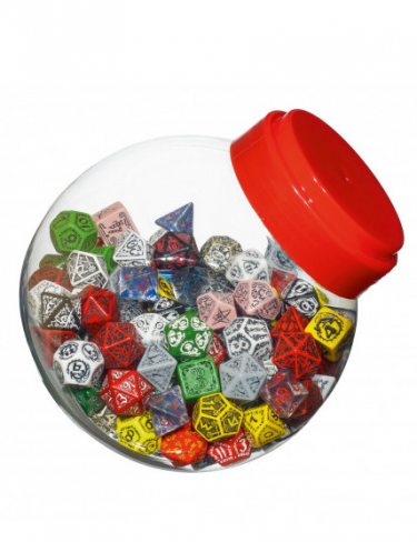 Kocka Jar of Dice - D4, D6, D8, D10, D12, D20, D100 (véletlenszerű választás) (1db)