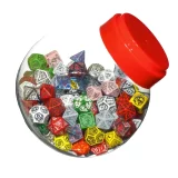 Kostka Jar of Dice - D4, D6, D8, D10, D12, D20, D100 (náhodný výběr) (1ks)