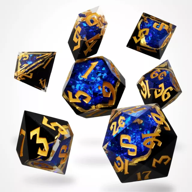 Kockák Azure Artifacts Geode - RPG Dice Set (7 db)
