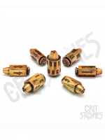 Kockák Ballistic Brass Metal - RPG Dice Set  (7 db)