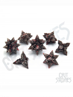 Kockák Brutal Bane Metal - RPG Dice Set  (7 db)