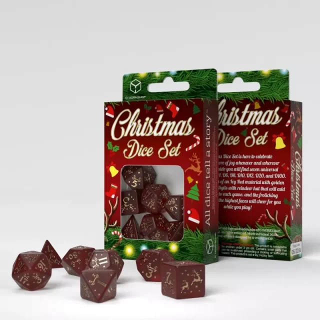 Kostky Christmas Dice Set (Q-Workshop)