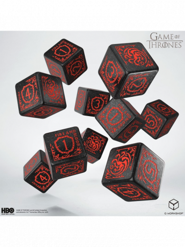 Kockák Game of Thrones - Targaryen (10 db)