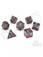 Kockák Nighttime Blossom Metal - RPG Dice Set (7 db)