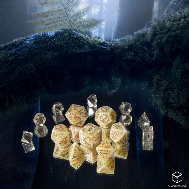 Dobókockák Q-Workshop: Elvish Jumbo Dice Set (Q-Workshop)