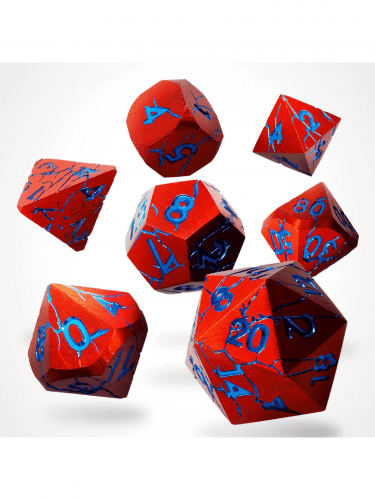 Kockák Ruptured Hell Metal - RPG Dice Set (7 db)