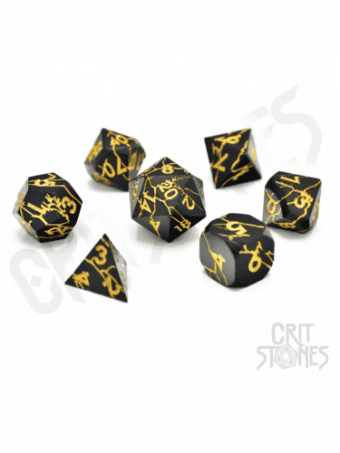 Kockák Torn Mystic Metal - RPG Dice Set (7 db)