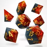 Kockák Volcanic Amber Resin - RPG Dice Set (7 db)