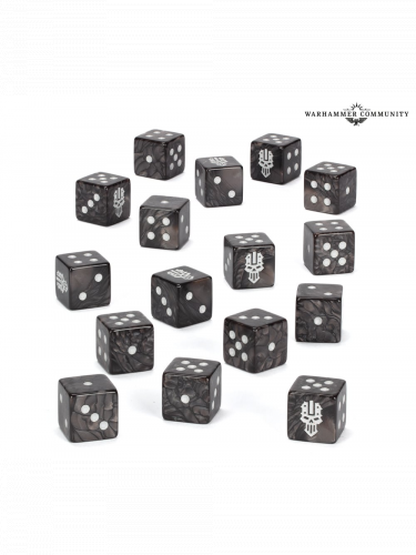 Kockák Warhammer 40,000 - Iron Warriors Dice (16 db)