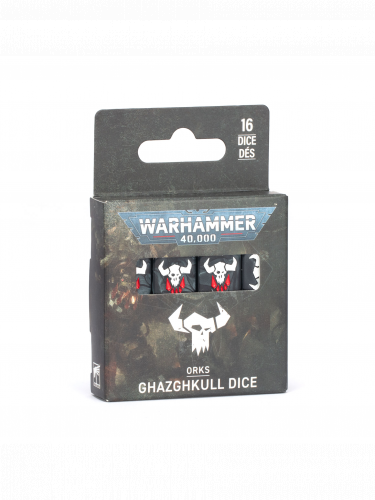 Kockák Warhammer: 40,000 -Orks: Ghazhkull Dice (16 db)