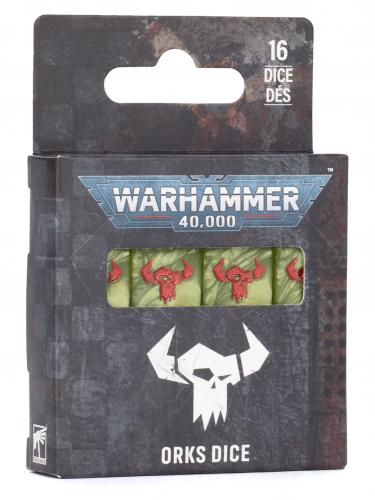 Dobókockák Warhammer 40,000 - Orks (16 db, 2026)